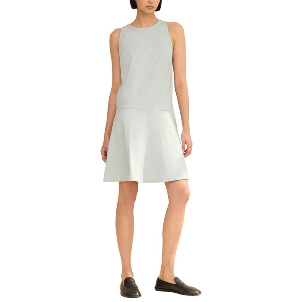 Lafayette 148 New York Womens Sleeveless Drop Waist Dress